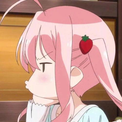 吃瓜女网红图片可爱动漫,可爱动漫风吃瓜女网红萌态再现  第1张